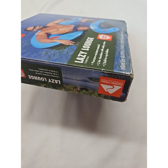 Ozark trail lazy lounge-water lounge seat With cup holders Puncture Ressistant - Picture 7 of 8